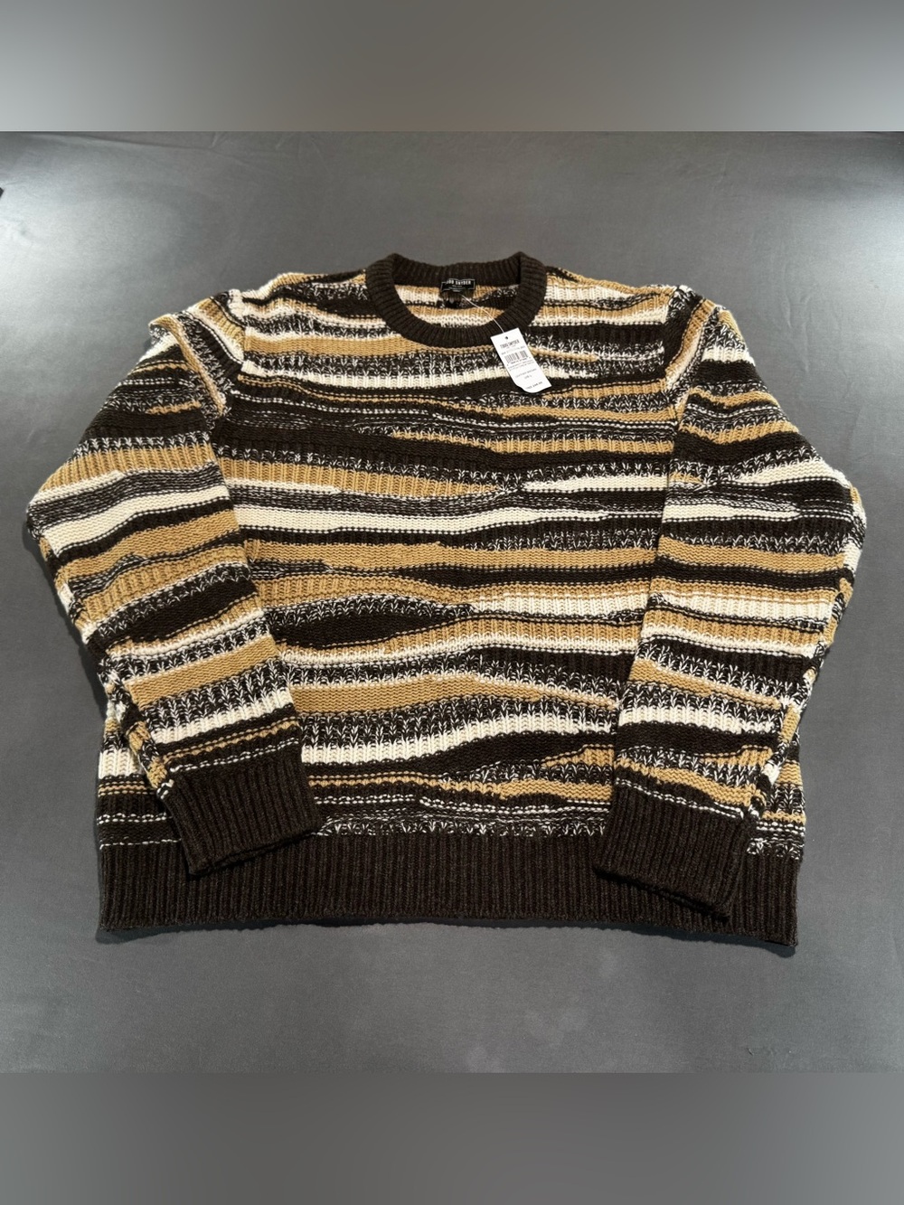 Todd Snyder NWT Merino Wool Men’s L Broken Stitch Sweater